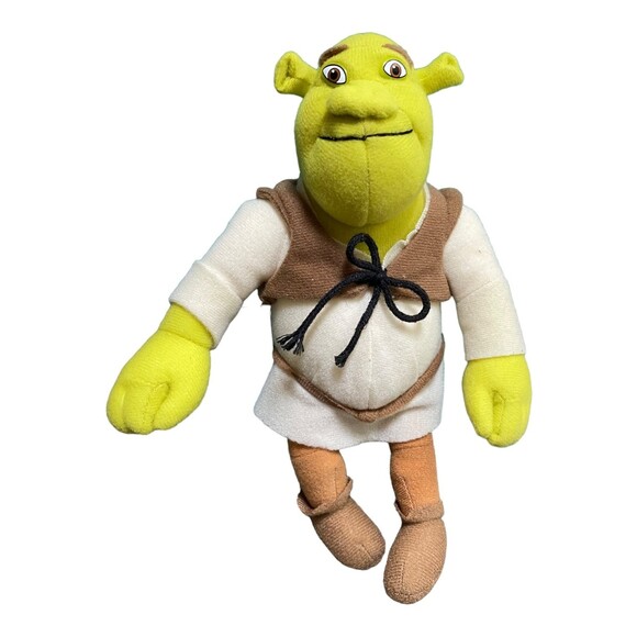 Vtg Nanco DreamWorks 2004 Shrek 2 Shrek Ogre Plush Toy 8" - Picture 1 of 7